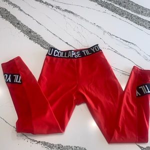 Til You Collapse Effortless Leggings Small